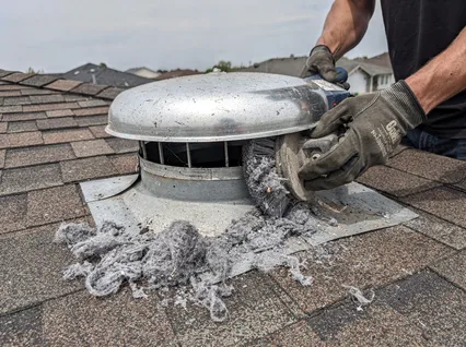 Cleaning Dryer Vent On Roof in Miami Gardens