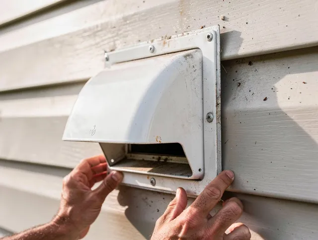 Miami Gardens Dryer Vent Cleaning technician delivering thorough residential dryer vent cleaning service in Miami Gardens